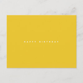 Tarjeta postal de cumpleaños simplemente feliz