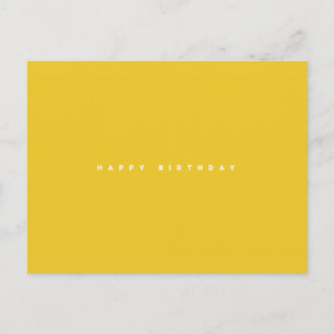 Tarjeta postal de cumpleaños simplemente feliz