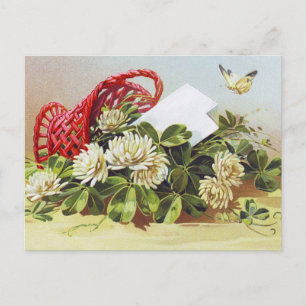 Tarjeta postal de cumpleaños vintage