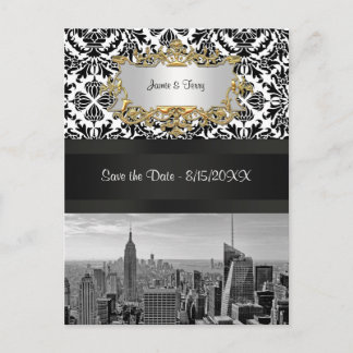 Tarjeta postal de damasco en BW 431 para guardar l