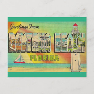 Tarjeta postal de Daytona Beach