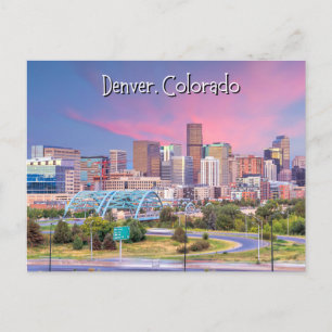 Tarjeta postal de Denver Colorado