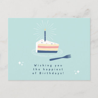 Tarjeta postal de deseos de cumpleaños
