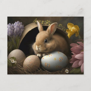 Tarjeta postal de deseos de Feliz Pascua