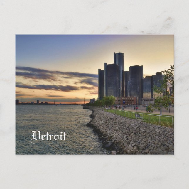 Tarjeta postal de Detroit (Anverso)