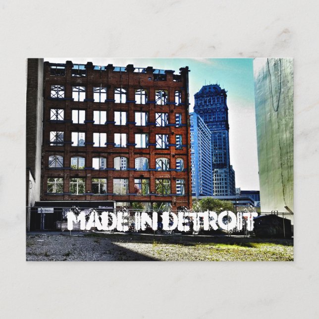 Tarjeta postal de Detroit (Anverso)