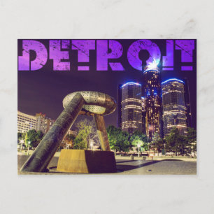 Tarjeta postal de Detroit
