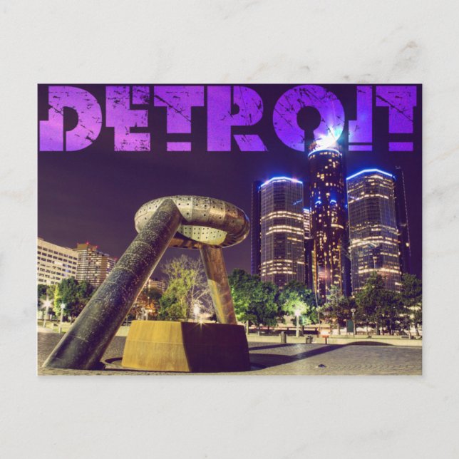 Tarjeta postal de Detroit (Anverso)