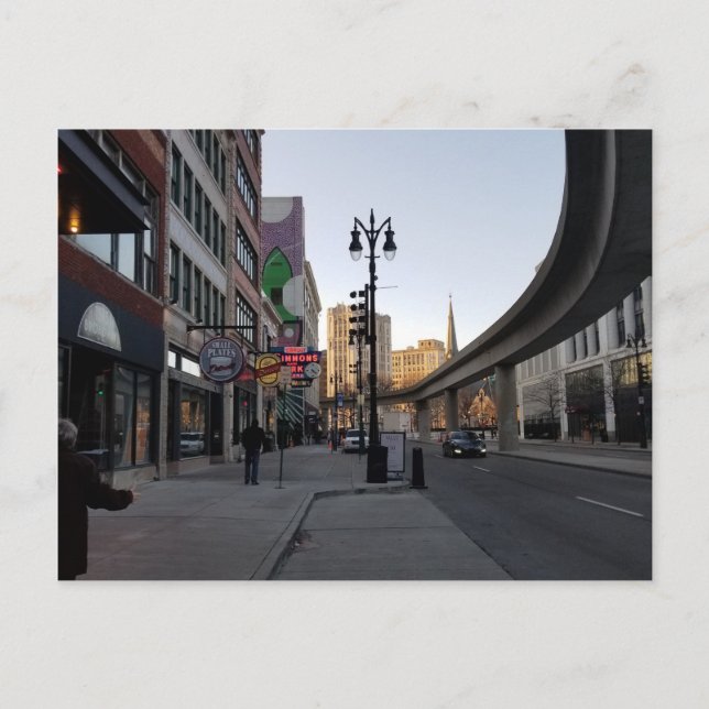 Tarjeta postal de Detroit People (Anverso)