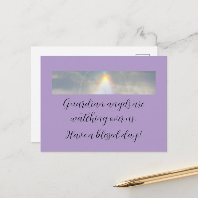 Tarjeta postal de día bendito (Anverso/Reverso In Situ)