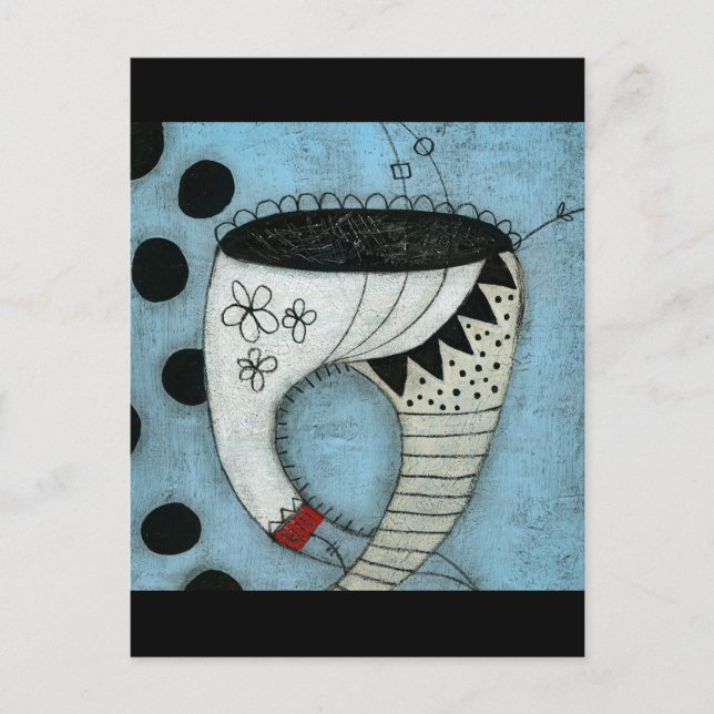 Tarjeta postal de diente con pantalones bonitos (Anverso)