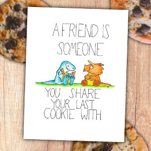 Tarjeta postal de DINOSAUR FRIENDS 2 por Nicole Ja