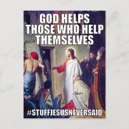 Tarjeta postal de Dios ayuda (SJNS)
