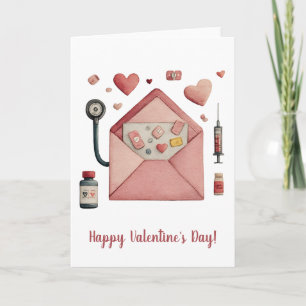 Tarjeta postal de diseño de San Valentín de receta