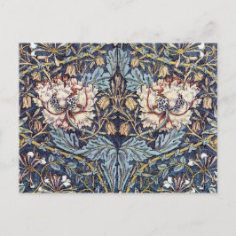 Tarjeta postal de diseño textil para chupa de miel