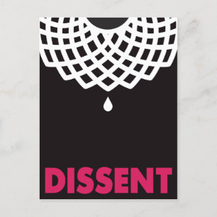 Tarjeta postal de disidencia de RBG