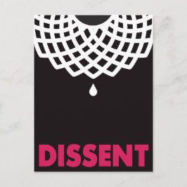 Tarjeta postal de disidencia de RBG