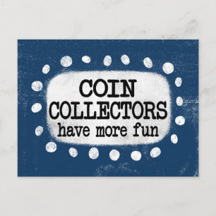 Tarjeta postal de divertida para coleccionistas de