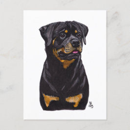 Tarjeta postal de Doggust 2019 Rotweiller
