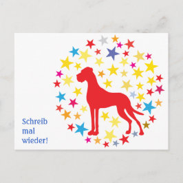 Tarjeta postal de dogo
