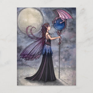 Tarjeta Postal de Dragón de Hadas por Molly Harris