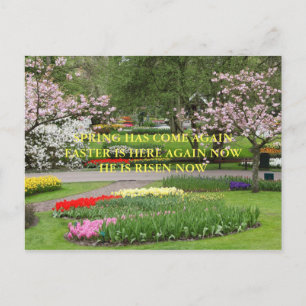 TARJETA POSTAL DE EASTER HAIKU