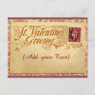 Tarjeta postal de el día de San Valentín