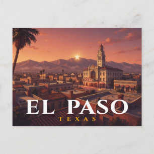 Tarjeta postal de El Paso   Plaza Theatre Downtown