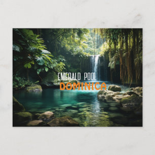 TARJETA POSTAL DE EMERALD POOL DOMINICA