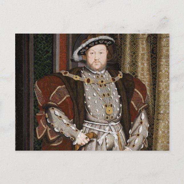 Tarjeta postal de Enrique VIII (Anverso)