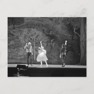 Tarjeta postal de ensayo de ballet