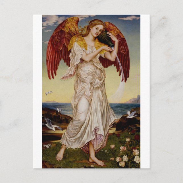 Tarjeta postal de Eos de Evelyn de Morgan (Anverso)