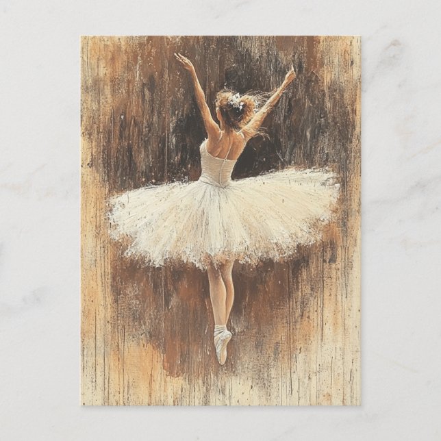 Tarjeta postal de época Edgar Degas (Anverso)