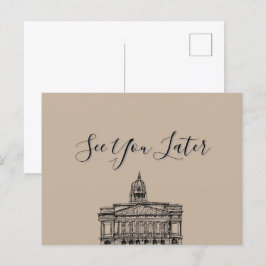 Tarjeta postal de esbozo de tono de notingham