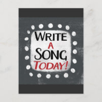 Tarjeta Postal de Escribe una Canción Hoy