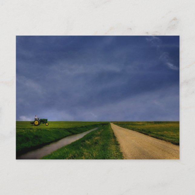 Tarjeta postal de espacios abiertos (Anverso)