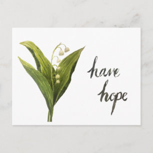 Tarjeta postal de esperanza