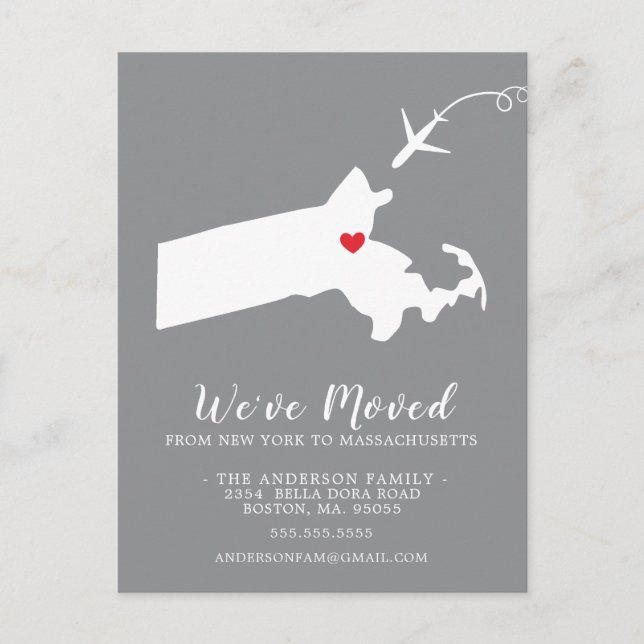 Tarjeta postal de estado de Invitación móvil Massa (Anverso)