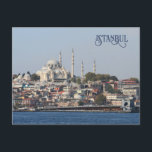 Tarjeta postal de Estambul con texto personalizado<br><div class="desc">Cambie o elimine el campo de texto si lo desea. Con la herramienta de edición,  puede cambiar el tipo de letra y su tamaño,  color y ubicación si lo desea. Ver mi tienda para más artículos turcos.</div>