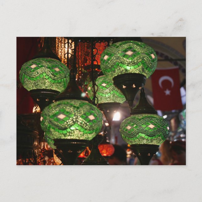 Tarjeta postal de Estambul y Turquía (Anverso)