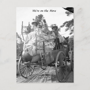 Tarjeta postal de Estamos en movimiento