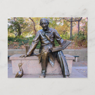 Tarjeta postal de estatua de Hans Christian Anders