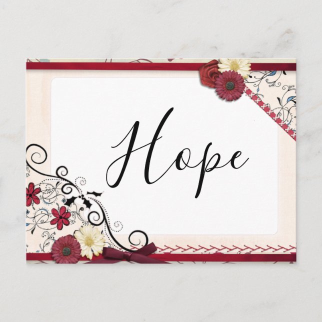 TARJETA POSTAL DE EXPRESIONES HERMOSAS (Anverso)