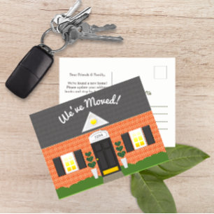 Tarjeta Postal de Fachada de Casa Nueva Dirección