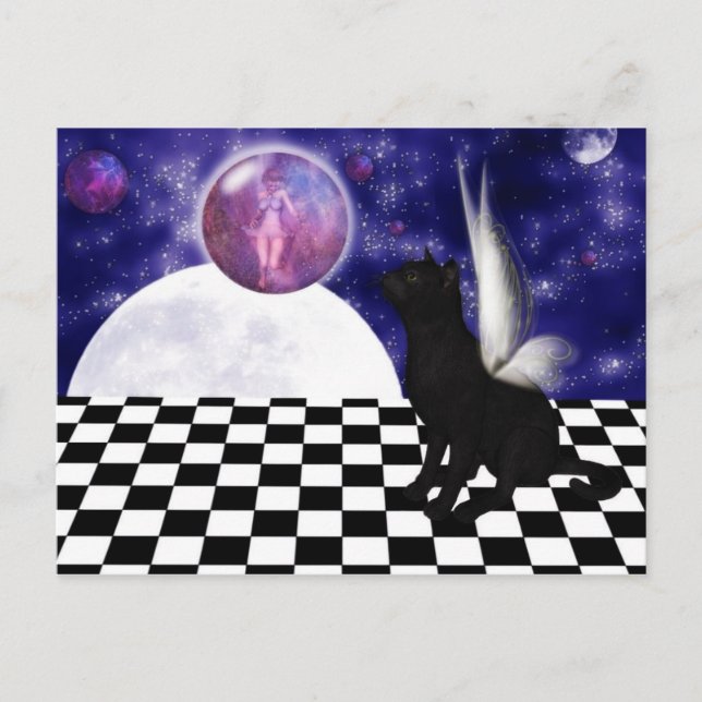 Tarjeta postal de fantasía CAT (Anverso)