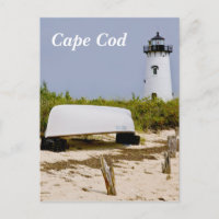 Tarjeta postal de faro de Cape Cod Mass Edgartown
