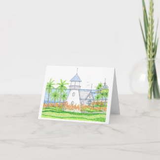 Tarjeta Postal de Faro Tropical
