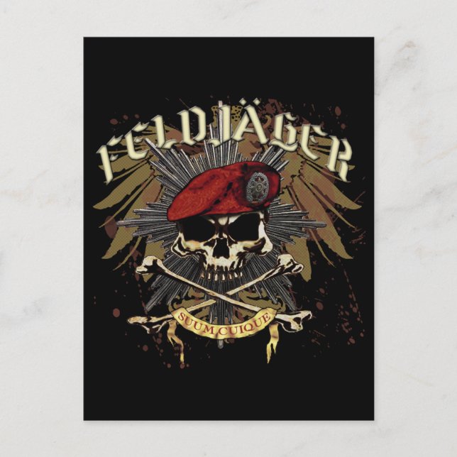 Tarjeta postal de Feldjager (Anverso)