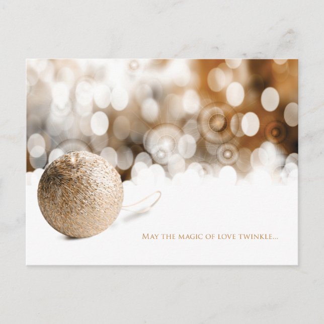 Tarjeta postal de felices fiestas (Anverso)