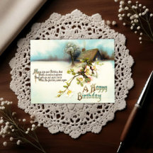 Tarjeta postal de felicitación de cumpleaños de pr